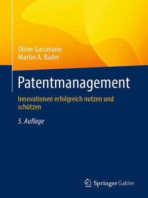 cover image of Patentmanagement